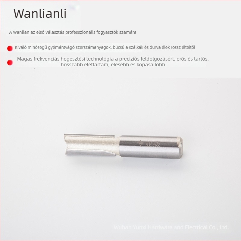 Wanlian faipari végfúró – hosszított kivitel, kettős él, hornyázás és megmunkálás fához