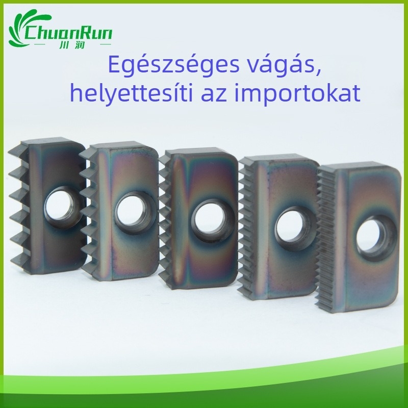 ISO-szabványos menetfúró maró, többszörös fogú belső fogazatú vágóél, SR szár