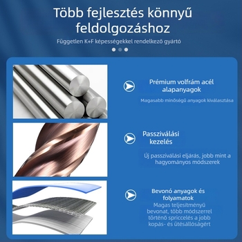 DTBD T-slot maró, sorozat T56156, ötvözött acél megmunkálására, alkalmas marógépre