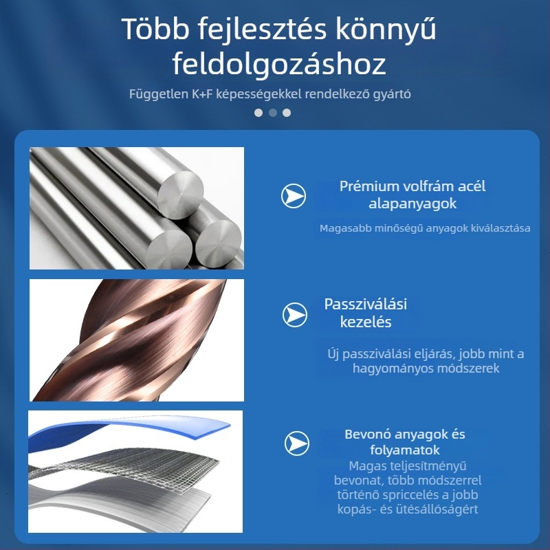 DTBD T-slot maró, sorozat T56156, ötvözött acél megmunkálására, alkalmas marógépre