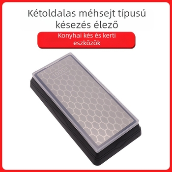 Kétoldalas gyémánt élező kő méhsejt felületű, konyhai és csontkéshez