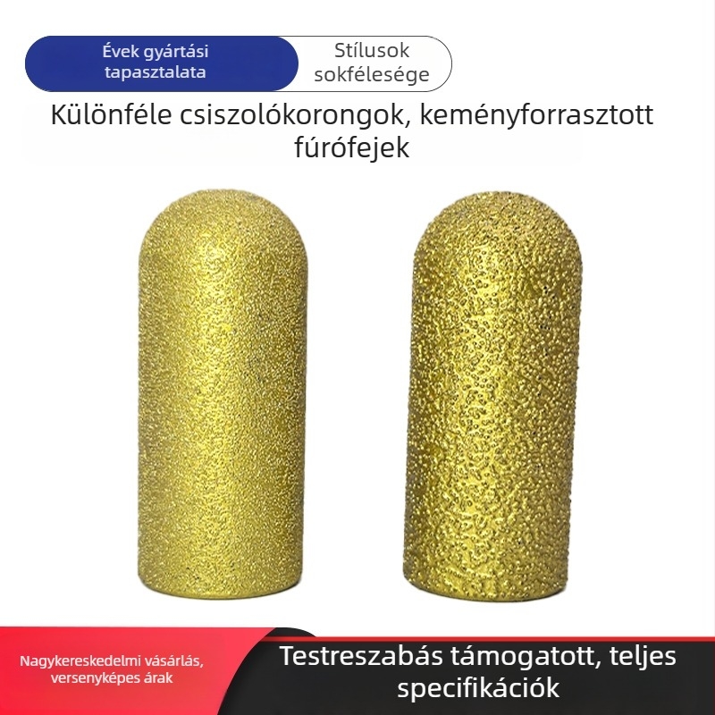 Gyémánt csiszolófej kvarc- és márványfelületekhez – él- és oldalszélező fej szögcsiszolóhoz