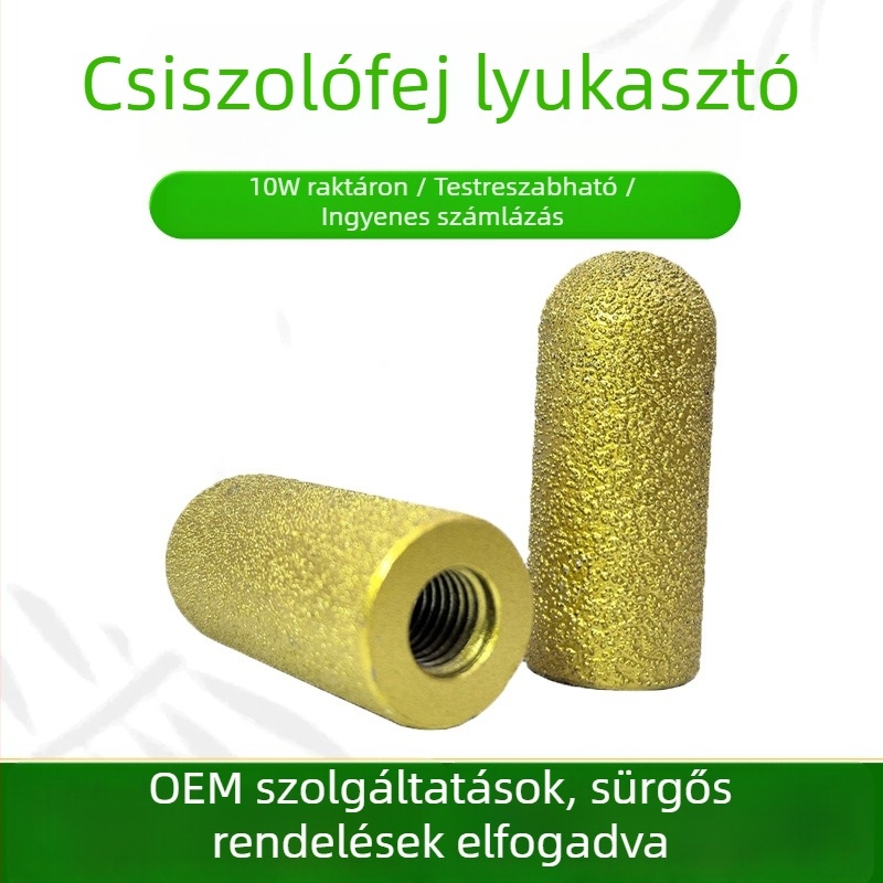 Gyémánt csiszolófej kvarc- és márványfelületekhez – él- és oldalszélező fej szögcsiszolóhoz