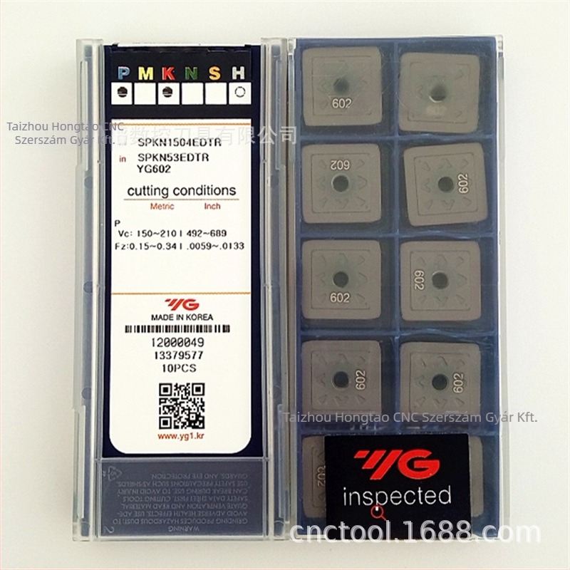 APKT100308PDTR YG602 CNC maróbetét ötvözött marófej