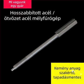 Lépcsős, nagy pontosságú reamer ötvözött acélhoz — hosszított acél reamer, kompatibilis a marógéphez, sorozat T56156