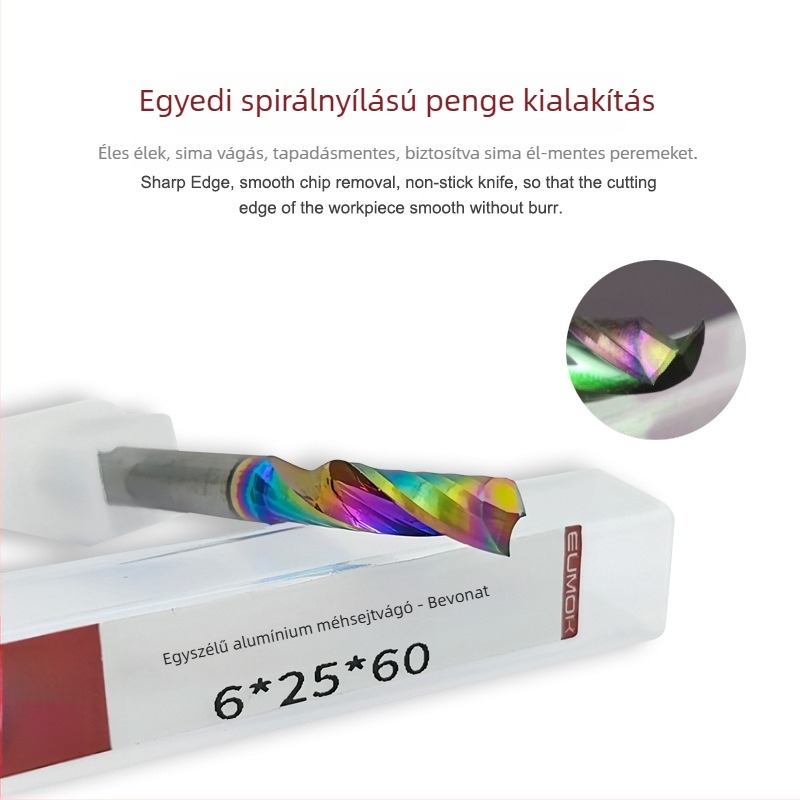 Alumínium méhsejt panelhez készült maró, Royal Wood Cutter, sorozat 08818, anyag: wolfránium‑ötvözet