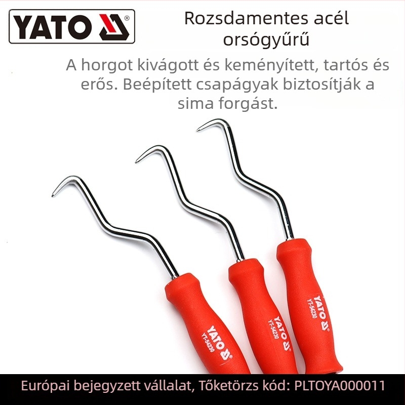 Rozsdamentes acél kötőkampó betonvasakhoz – drótkötözésre, YATO/Elto
