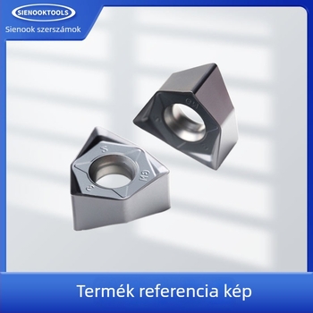 Kétoldalas karbid maróbetét, hexagonális, őszibarack formájú, CNC gyors előtolás