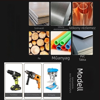 Titánnal bevont fém deburring/fasze készlet, 6 darab, 90° bevágás, HSS anyag, 3 élű, milling géphez