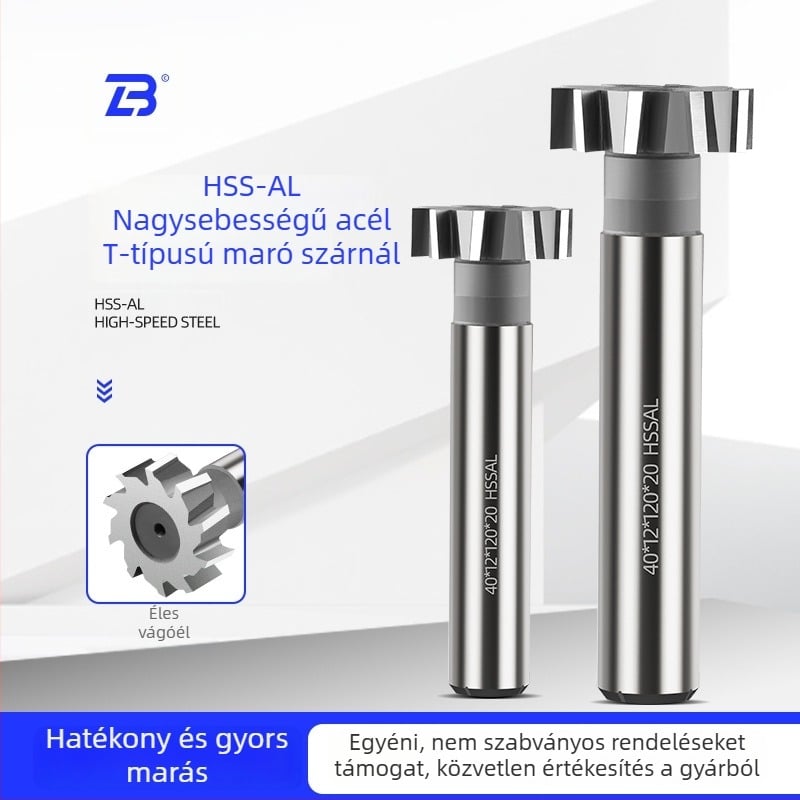 T-alakú maró, egyenes szárú, szerszámacél / gyorsacél, szuperkemény, maráshoz