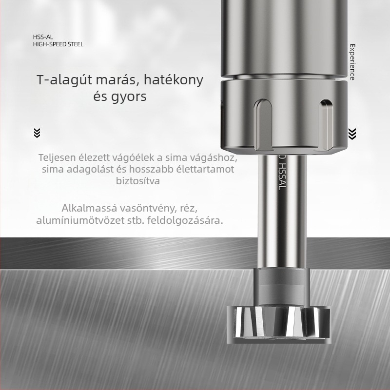 T-alakú maró, egyenes szárú, szerszámacél / gyorsacél, szuperkemény, maráshoz