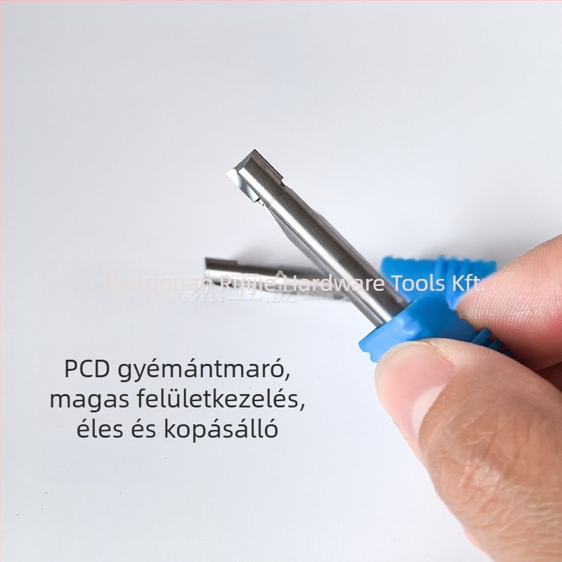 PCD gyémánt maró, kétszélű, CNC megmunkálás, magas keménység, grafit termékek feldolgozása, sinterelés, 20 g