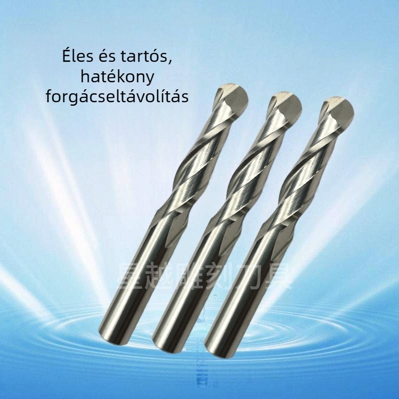 Tungsten steel sík maró, 30° spirál, hengeres szár, maximális vágási mélység 52 mm