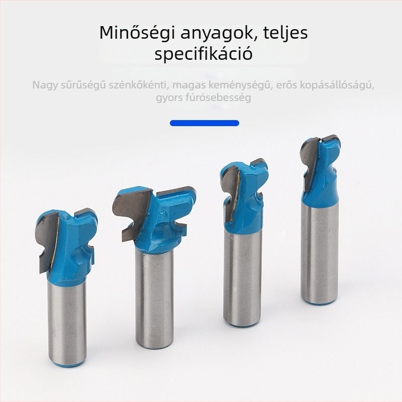 Fát feldolgozó maró – frontális maró, cementált keményfém, kerek fogantyúval, bevont, faipari marók sorozata