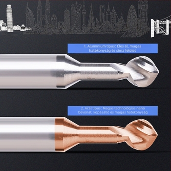 VTOOL golyófejes maró; sorozat Ball-type milling cutter; megmunkálási tartomány: Other