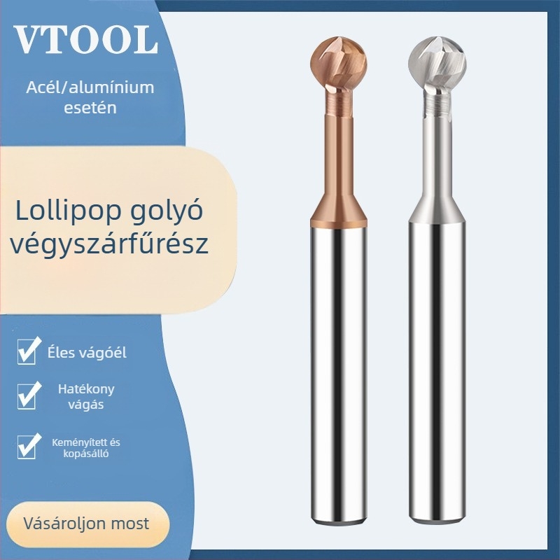 VTOOL golyófejes maró; sorozat Ball-type milling cutter; megmunkálási tartomány: Other