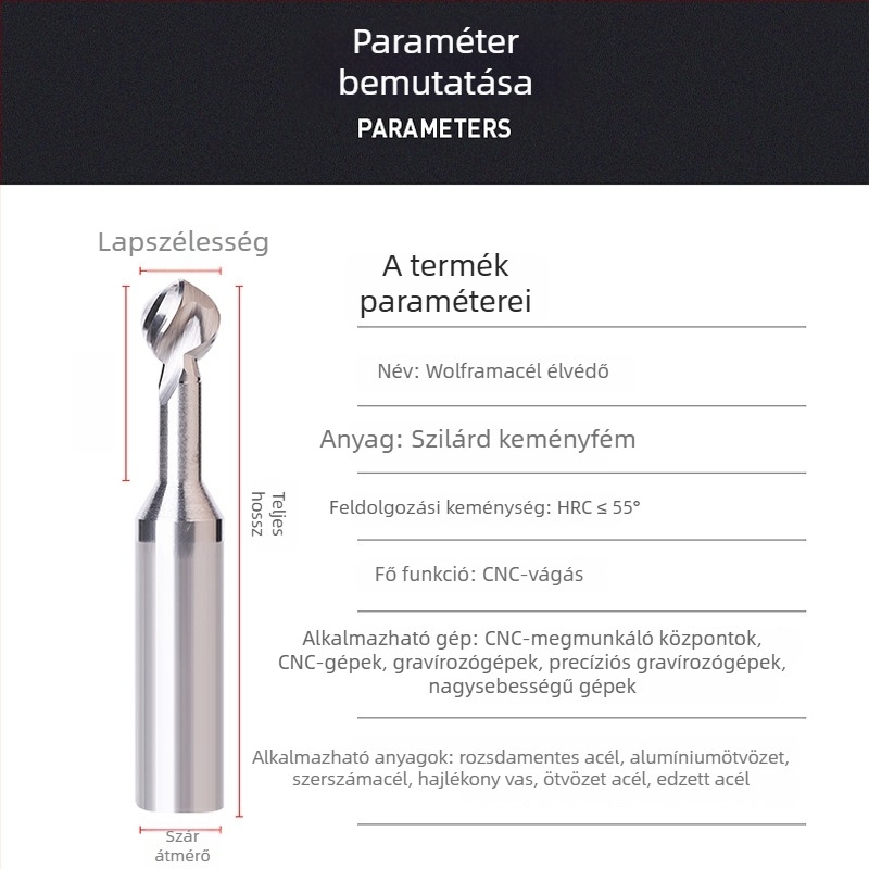 VTOOL golyófejes maró; sorozat Ball-type milling cutter; megmunkálási tartomány: Other