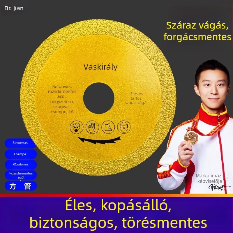 Gyémánt bevonat vágókorong fémhez szögcsiszolóhoz, többfunkciós