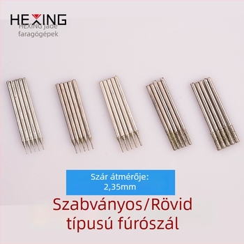 Hexing Jade Carving Drill Bit with Diamond-Emery Head for Jadeite and Agate