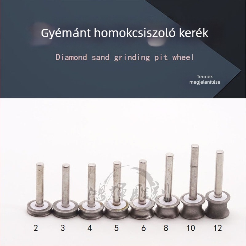 Élvédő csiszolófej – Carver, Gyűrűs körkerék, Konkáv kialakítás, Elektroplatinált karborund