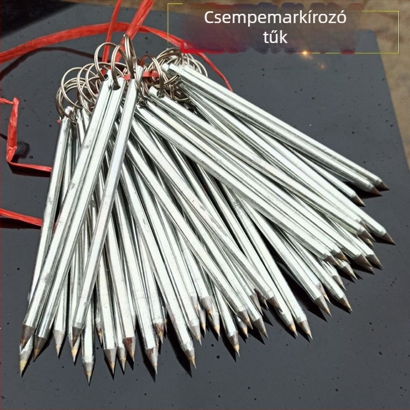 Toll alakú rajzeszköz wolfrám‑acéls csúccsal csempézéshez