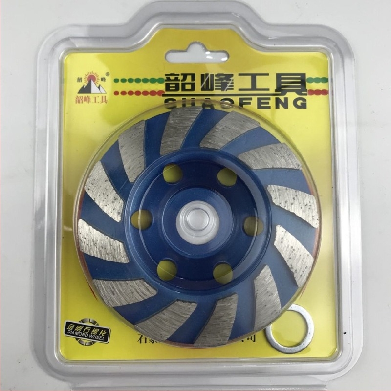 Gyémánt tölcsércsiszoló korong, vastag acél maggal, modell 80.90.100.125.180, betonhoz, kőhöz, falakhoz és padlókhoz