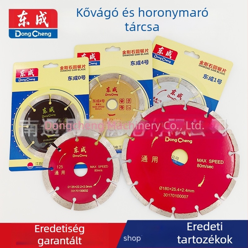 Dong Cheng barázdált gyémánt vágókorong márványhoz 110/125/150/180/230