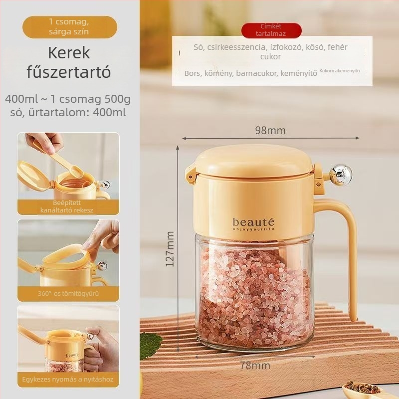 Beépített olajspray üveg automatikus nyitás-zárás funkcióval, konyhai olajspray, kétfunkciós használat