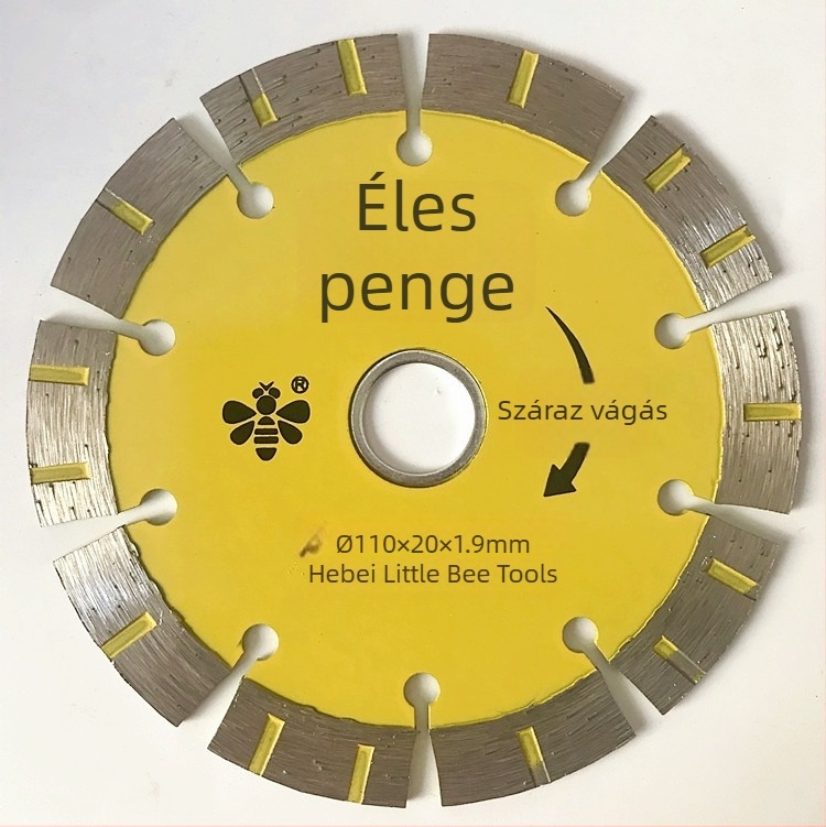 Little Bee 114 Gyémánt vágókorong falnyílásokhoz kő- és betonvágáshoz – szinterezett gyémánt, vágógéphez