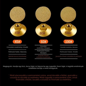 Brazing síkcsiszolófej kerámia csempékhez – csiszolás, vágás és kőcsiszolás szögcsiszolóhoz