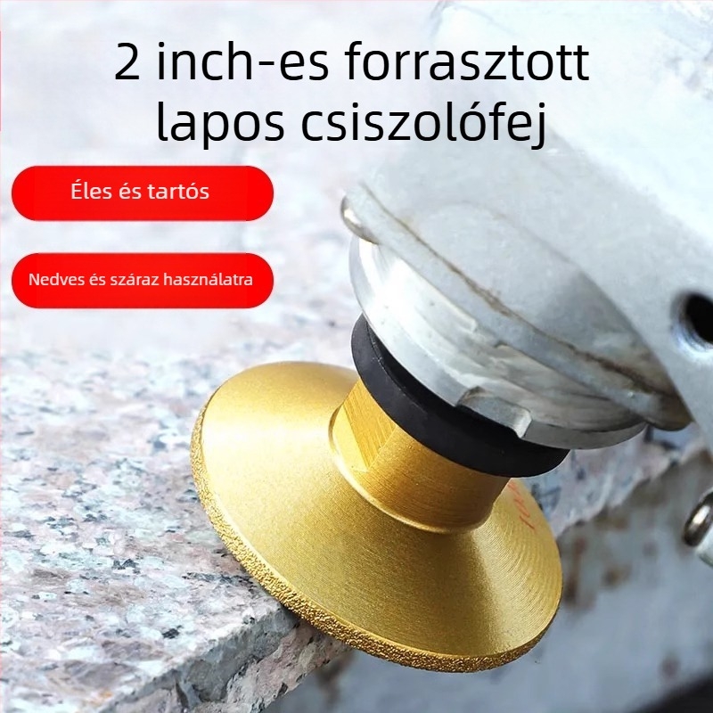 Brazing síkcsiszolófej kerámia csempékhez – csiszolás, vágás és kőcsiszolás szögcsiszolóhoz