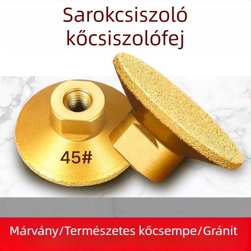 Brazing síkcsiszolófej kerámia csempékhez – csiszolás, vágás és kőcsiszolás szögcsiszolóhoz
