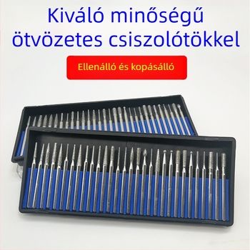  Gyémánt hengeres csiszolófej; A-szemcse; jade faragásához, élek tompításához és barázdázáshoz