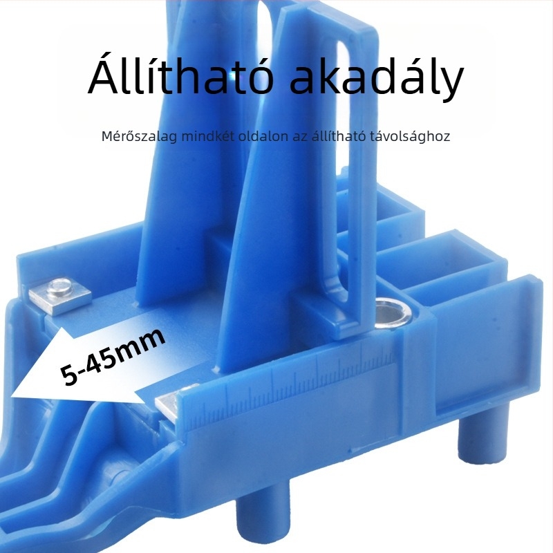 Asztalos eszköz: egyenes lyuk jelölő és deszkák szereléséhez