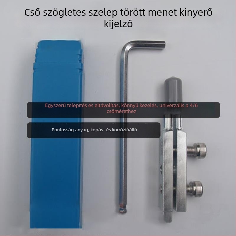 Univerzális törött csavar-eltávolító készülék csapokra és derékszögű szelepekre; eltávolítja a törött csavarokat és a sérült meneteket