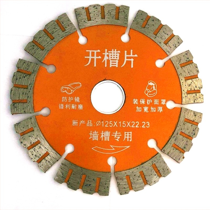 Hongyu Tools 125×15×22.23 mm gyémánt falcsatorna vágó korong, fogazott