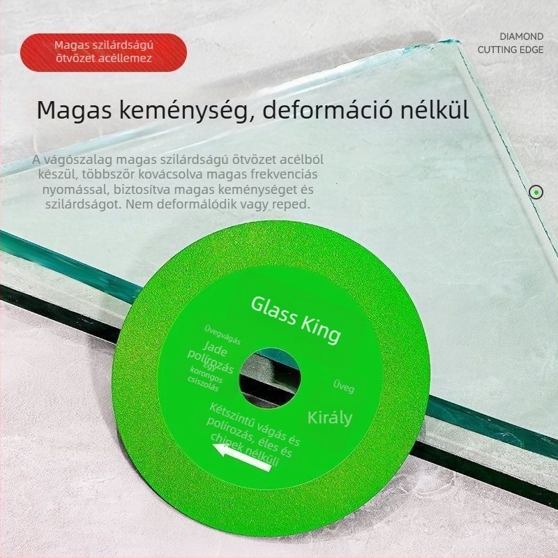 Fenda gyémántvágókorong szögcsiszolóhoz – kerámia, csempe és cement vágására; kő és márvány gyors vágás