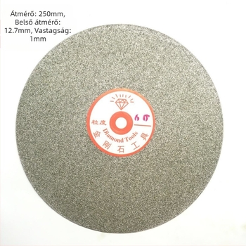 Elektroplatinált gyémánt csiszoló és polírozó korong kőhöz – csiszolás és polírozás