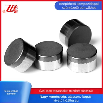 Petrolkúti fúrófejhez készült gyémánt kompozit lemez – polikristályos gyémánt, sík lemez, több specifikáció, márka Donga Diamond