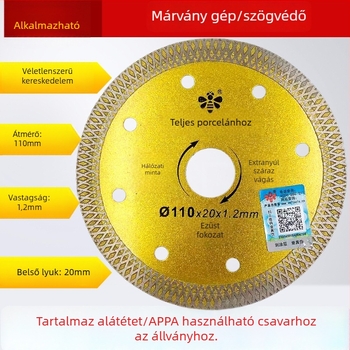 Little Bee 110 gyémántvágókorong kerámia burkolólapokhoz – Kerámia feldolgozás, Sinterezés