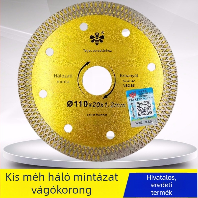 Little Bee 110 gyémántvágókorong kerámia burkolólapokhoz – Kerámia feldolgozás, Sinterezés