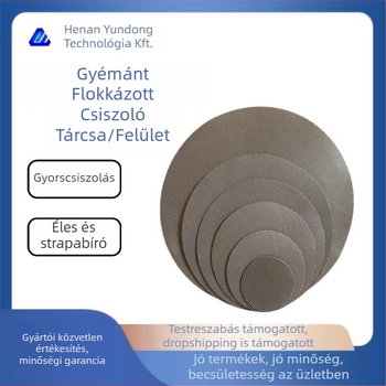 Gyémántalapú flocking csiszolókorong reszeléshez és polírozáshoz – kompatibilis szögcsiszolóval, kopásálló