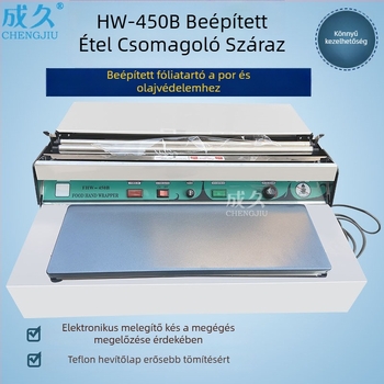 HW-450 Külső nagy tekercses élelmiszerfólia csomagoló gép – tömítés funkcióval Chengjiu