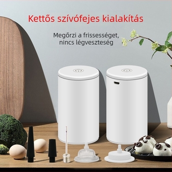 Mini élelmiszer-vákuumpumpa a konyhához, hordozható elektromos vákuumpumpa a frissesség megőrzéséhez