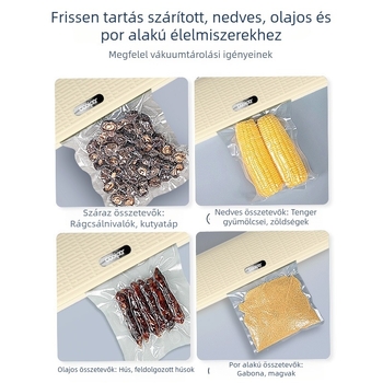 Minhuang háztartási vákuumzáró készülék – élelmiszer-tartósító vákuumcsomagoló gép, műanyag zárás