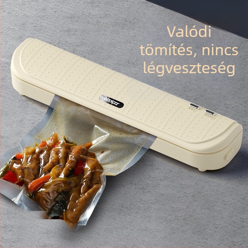 Minhuang háztartási vákuumzáró készülék – élelmiszer-tartósító vákuumcsomagoló gép, műanyag zárás
