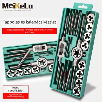 Meika Tap and Die készlet – kézi menetkészlet, tartalmazza Tap Bit és menetkészítő eszköz