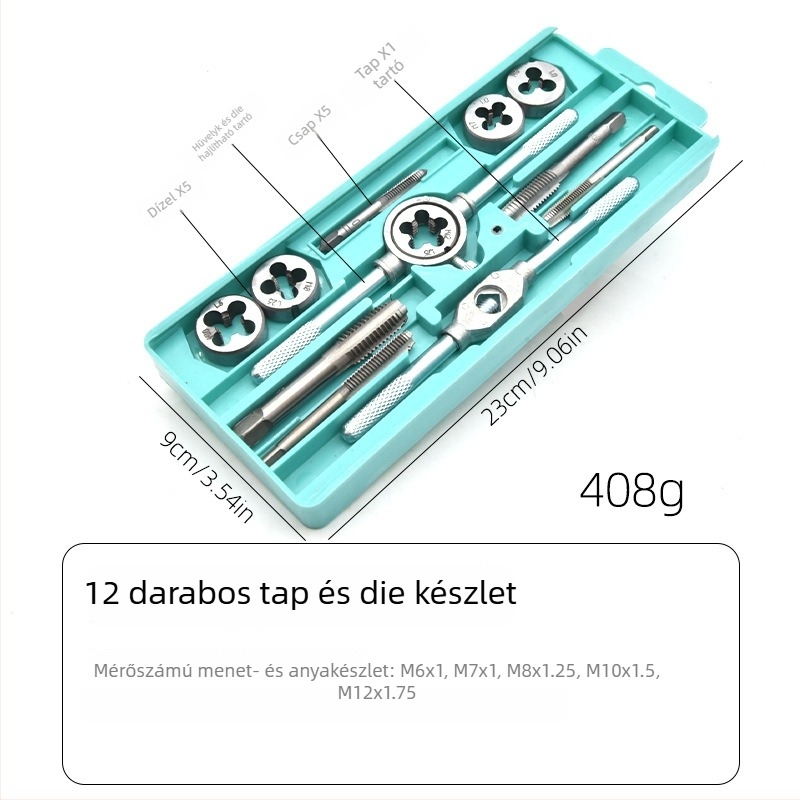 Kézi menetkészlet Tap- és Die Készlet — Metrikus menetek — Zhang chen
