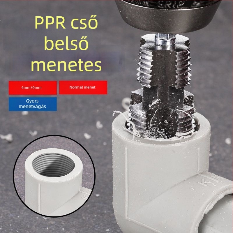 Weichen belső menetesítő szerszám PPR műanyagcsövekhez