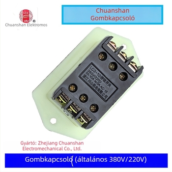 LC3 háromfázisú gombos indítókapcsoló, 380V/220V, 10A